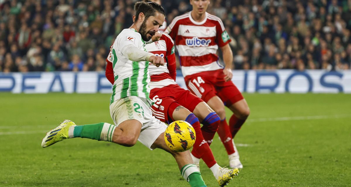 Isco rescata al Betis y condena al Granada |  Fútbol |  Deportes