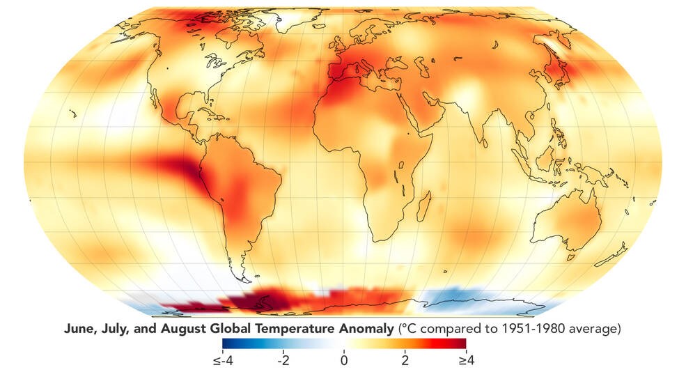 La NASA y la NOAA anunciarán las temperaturas y condiciones climáticas globales de 2023
