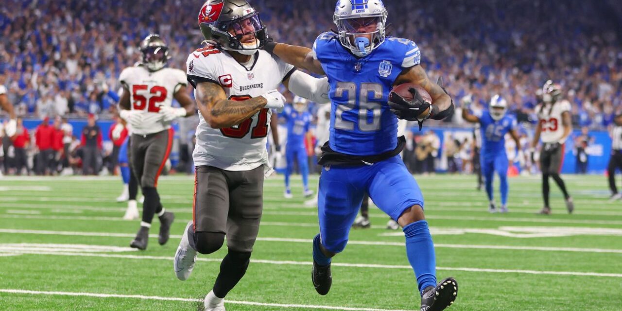 Los Lions aguantan contra los Buccaneers y se dirigen al Juego de Campeonato de la NFC
