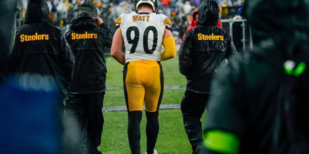 Los Steelers temen que Watt haya sufrido un esguince de ligamento colateral medial en la rodilla izquierda contra los Ravens