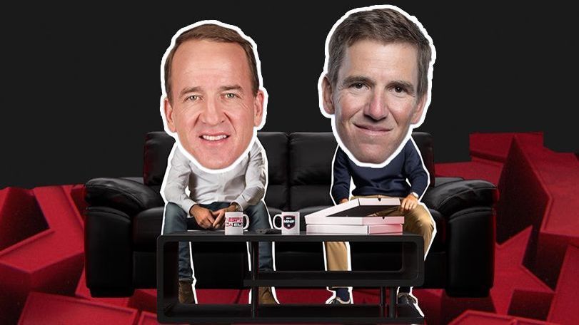 Los mejores momentos de 'ManningCast' del juego de comodines Eagles-Buccaneers