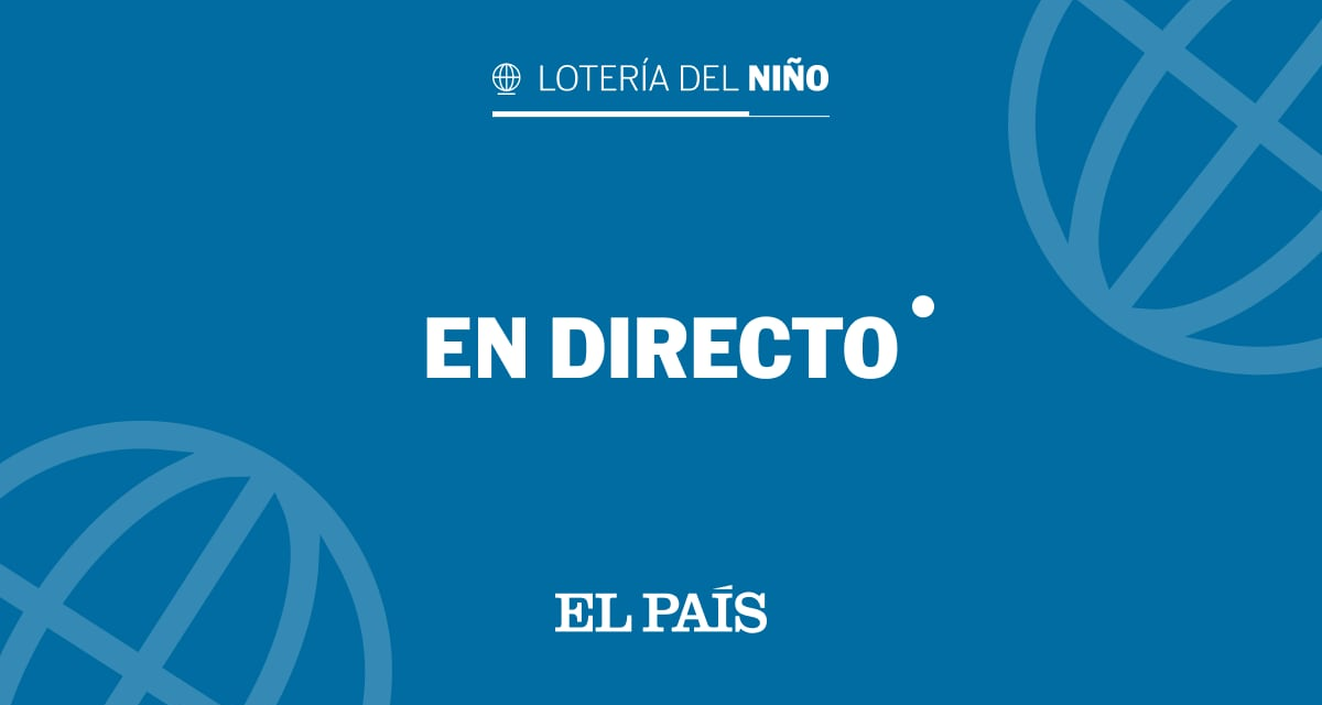 Lotería del Niño 2024, en directo |  Comienza el sorteo, que reparte 770 millones de euros en premios |  Lotería del Niño