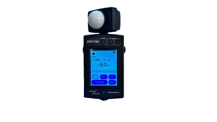 Medidor de exposición Spectra Cine PRO V con pantalla TFT