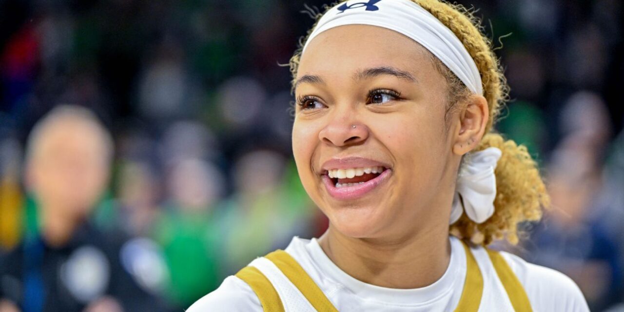 Por qué la estudiante de primer año Hannah Hidalgo ya es la próxima guardia estrella de Notre Dame