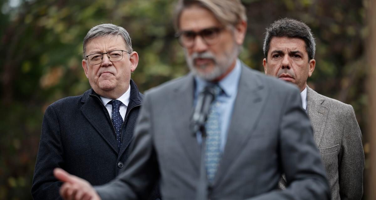 Primer desencuentro público entre Mazón (PP) y Barrera (Vox) a cuenta de Ximo Puig y ETA |  Comunidad Valenciana |  España