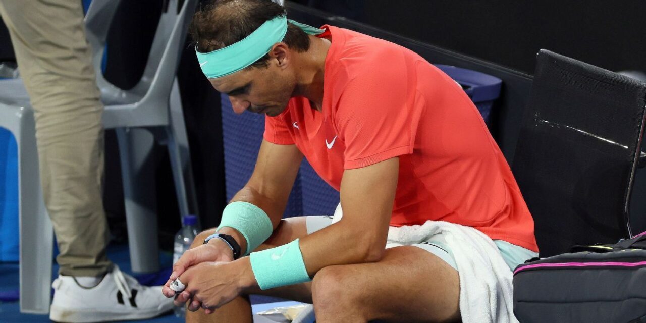 Rafael Nadal se retira del Abierto de Australia por lesión en la cadera