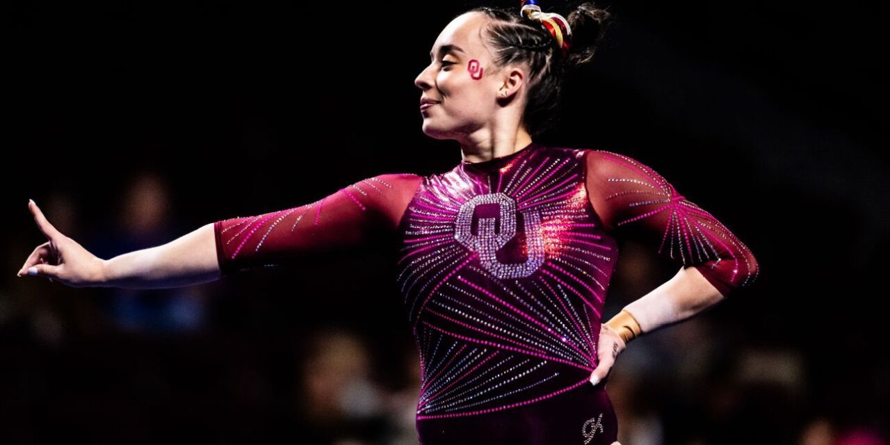 Semana 1 de gimnasia de la NCAA: Oklahoma domina y se otorgan dos 10.0