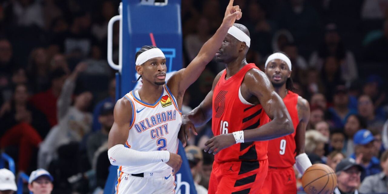 Thunder venció a Trail Blazers por 62 para lograr la mayor victoria en la historia de la franquicia