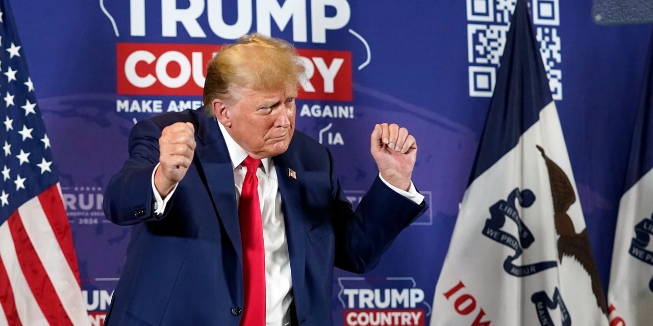 Trump regresa a Iowa a 10 días de los caucus