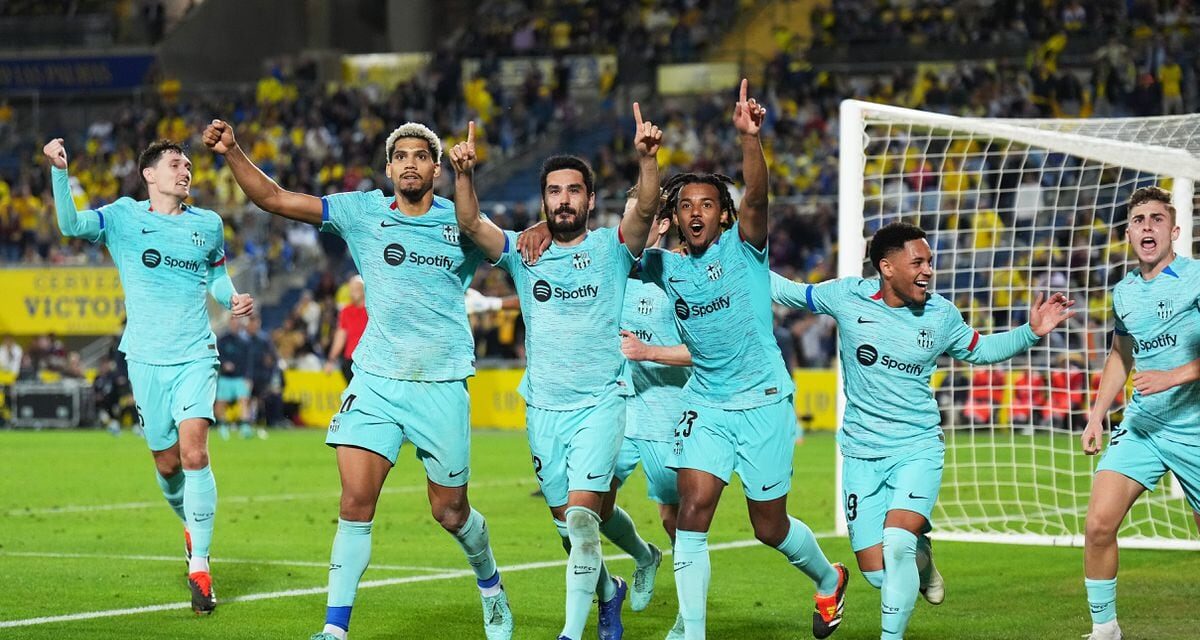 Un penalti salva al Barça en Las Palmas |  Fútbol |  Deportes