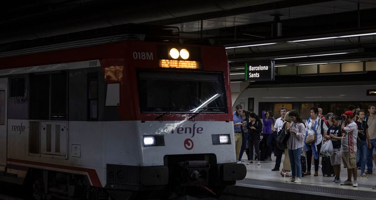 Una mujer da a luz en un andén de la estación de Sants de Barcelona |  Cataluña |  España