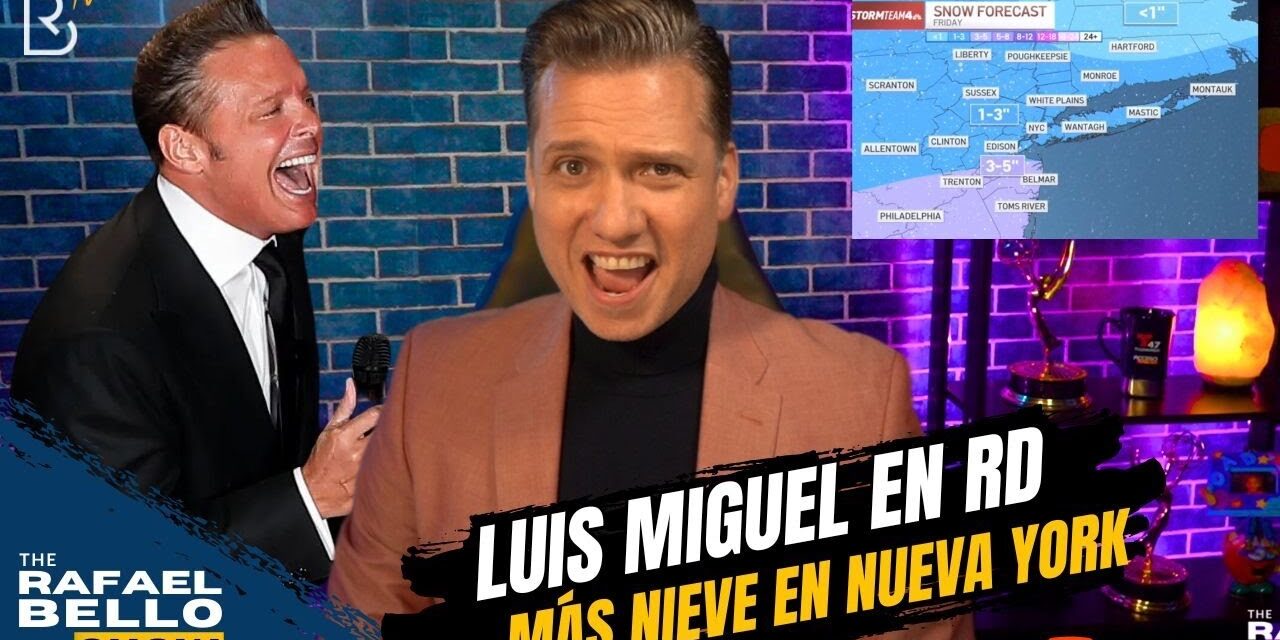 Otra tormenta para New York; Luis Miguel en concierto en RD; Récord de inmigrantes a EEUU | #RBshow