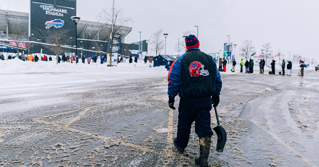 ¿Quieres ayudar a los Buffalo Bills a llegar al Super Bowl?  Coge una pala.