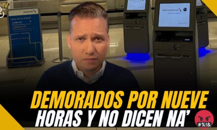 Demorados por 9 horas por American Airlines. El servicio de hoy día es cuestionable