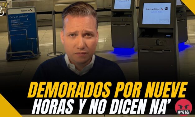 Demorados por 9 horas por American Airlines. El servicio de hoy día es cuestionable